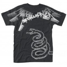 Tricou Unisex Metallica: Black Album Faded foto