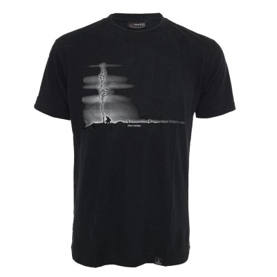 Tricou THTC Herb N Warrior - Canepa Bumbac - Negru foto