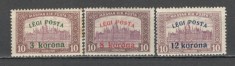 Ungaria.1920 Posta aeriana-supr. XU.9