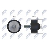 Rola intinzator curea transmisie Audi Q7; Vw Crafter, Phaeton, Touareg 2.0d, 3.2, 3.6 10.2002-, 371-91