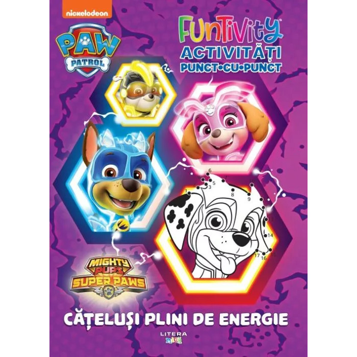 Patrula catelusilor. Funtivity. Activitati punct-cu-punct. Catelusi plini de energie