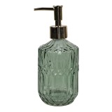 Cumpara ieftin Dispenser sapun sticla verde 8x19 cm, 400 ml