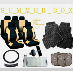 Summer Box?ELEGANCE?Huse scaune+Covorase+Husa volan+Suport telefon+Parasolare foto