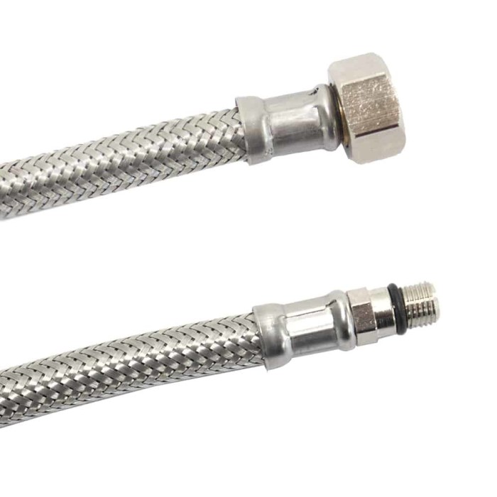 Furtun Flexibil Inox DN8, 500mm - Apă Potabilă și Sanitar