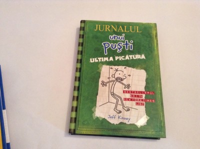 Jurnalul unui pusti ULTIMA PICATURA 3 Jeff Kinney foto