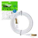 Cumpara ieftin Aproape nou: Cablu de retea plat S/STP CAT7 PNI U7015W, Patch, 2 x RJ45, 4 perechi