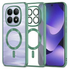 Husa premium Xiaomi Redmi Note 15 5G Asteroid GSM Luxury Crystal MagSafe, verde deschis