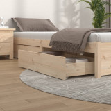 Sertare pentru pat, 4 buc., lemn masiv de pin, vidaXL