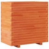 Cumpara ieftin Jardiniera de gradina, maro ceruit, 70x40x72 cm, lemn masiv pin