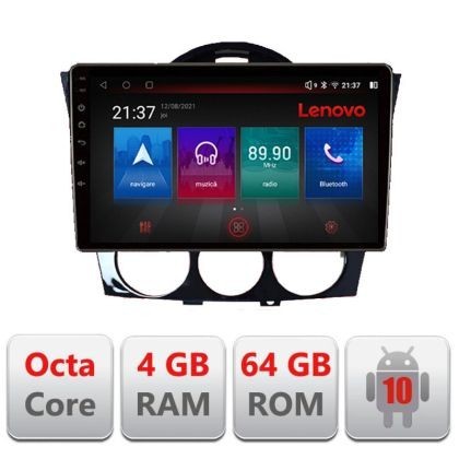 Navigatie Mazda RX8 2008-2011 Android radio gps internet Octa Core 4+64 LTE kit-rx8-11+EDT-E509-PRO CarStore Technology