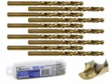 Set burghie pentru metal cu cobalt HSS 7mm 10 piese, GEKO G37070