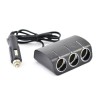 Splitter Auto Bricheta 3 Prize 12V/24V 120W Multiplicator Adaptor Alimentare Auto Statie Emisie Receptor Incarcator Tableta Telefon Radar Camera DVR