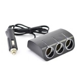Splitter Auto Bricheta 3 Prize 12V/24V 120W Multiplicator Adaptor Alimentare Auto Statie Emisie Receptor Incarcator Tableta Telefon Radar Camera DVR