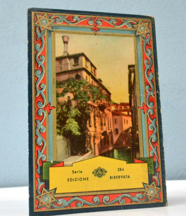 Album de tip carte postala italian - Ricordo di Venezia 32 piese