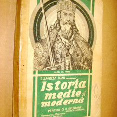 B248-E.Ioan-Manual scolar vechi Istoria medie si moderna 1937 prima editie.