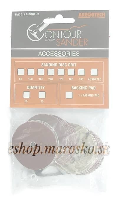 Set discuri slefuire Arbortech, cu granulatie diversa, Contour Sander 20 ks K400