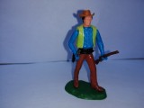 bnk jc Elastolin Swoppet - Cowboy cu pistol si pusca