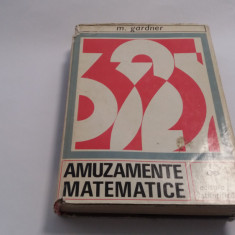 Martin Gardner, AMUZAMENTE MATEMATICE RF17/4