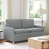 vidaXL Canapea Gri deschis Țesătură 42028831