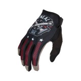 Cumpara ieftin Manusi Ciclism O&#039;Neal Mayhem Piston V.23 - S/8, Negru-Alb-Rosu Ultimate FactoryBikes