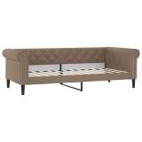 Cumpara ieftin Cadru de pat, cappuccino, 80x200 cm, piele ecologica