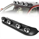 Ansamblu format din 4 proiectoare cu Led si Angel Eyes, montaj pe plafon sau capota, alimentare 12V, lungime 85cm, destinat vehiculelor Off-Road FAVLi