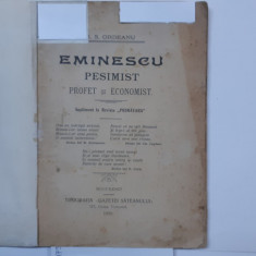 Eminescu: I. Ordeanu,Eminescu, pesimist,Bucuresti,1899