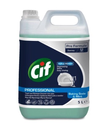 Detergent Profesional pentru Splat Vase CIF, 5L Soda&amp;amp;Mint foto