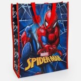 Pungă multifuncțională din PP, Albastră cu model Spiderman, 36x14x46cm, CMCLASS