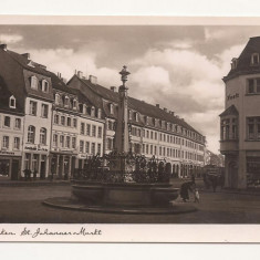 SG9 -Carte Postala -Germania- Saarbrucken, St. Johanner Markt, necirculata