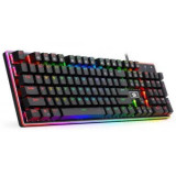 Cumpara ieftin Tastatura Gaming Mecanica Redragon Ratri Black Switch Iluminare RGB Negru