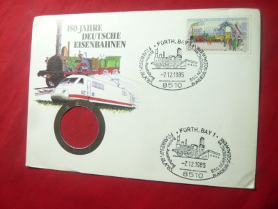FDC -150 Ani Caile Ferate Germane 1985 foto