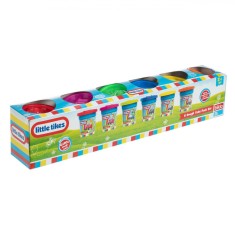 Set Plastilina, Little Tikes, 6 Recipiente, Capacitate 110g, Multicolor foto