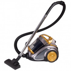 Aspirator fara sac Hausberg HB-2820AU, 2200 W, 4.5 L, Gri/Auriu foto