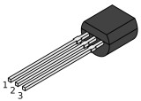 Convertor Temperatura MCP9700A-E/TO Microchip, -40+125&deg;C, &plusmn;1&deg;C, Capsula TO92, 2.3-5.5Vdc