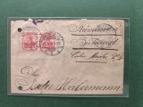 plic corespondenta anul 1911, Isidor Habermann , cu sigiliu , timbre si stampile