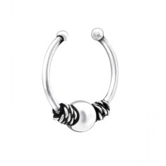 Piercing nas din Argint, Bali, Silver, A4S34847