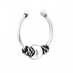 Piercing nas din Argint, Bali, Silver, A4S34847