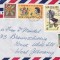 FILATELIE TEMATICA - PLIC NOUA ZEELANDA TEMATICA PASARI FLORA FLORI AIRMAIL