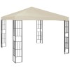 VidaXL Pavilion, crem, 3 x 3 m