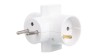 Conector AC supply splitter Layout 2P 2P+PE white TIMEX-ELEKTRO R-46, TIMEX ELEKTRO