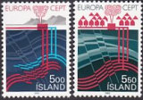 Islanda 1983 - Europa-cept 2v.neuzat,perfecta stare(z), Nestampilat
