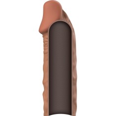 Manson pentru penis VirilXL Extensi&oacute;n, extensie cu 30% lungime si 33% grosime, din silicon medical, 11 cm, reutilizabil