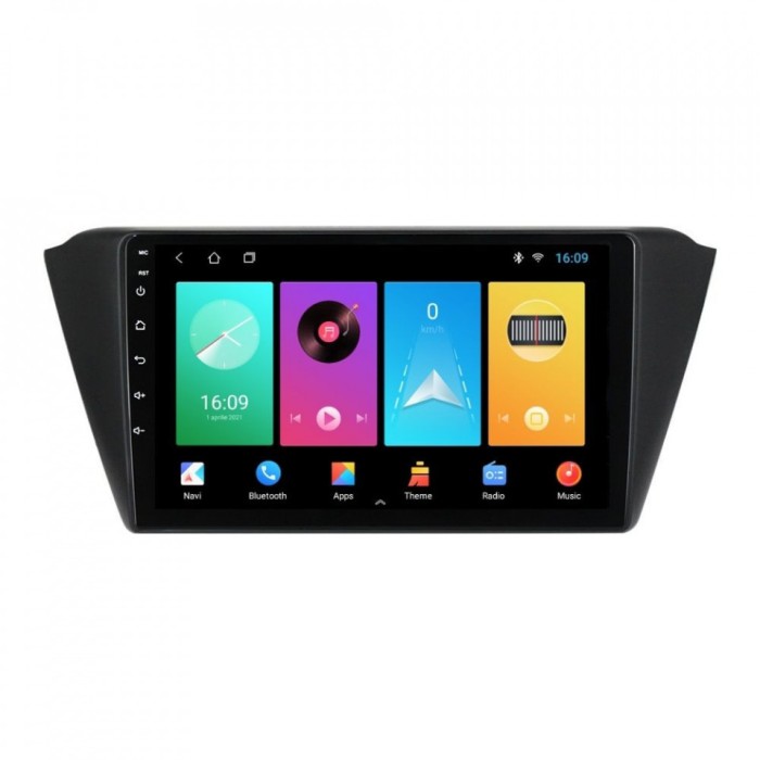 Navigatie dedicata cu Android Skoda Fabia III 2014 - 2021, 2GB RAM, Radio GPS