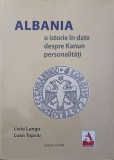ALBANIA. O ISTORIE IN DATE DESPRE KANUN PERSONALITATI-LIVIU LUNGU, LUAN TOPCIU-354227