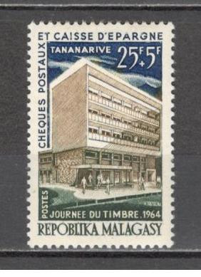 Madagascar.1964 Ziua marcii postale SM.166 foto