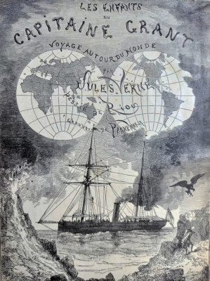Jules Verne-Copiii Capitanului Grant-Ed.Veche Originala(1900-20)-GRAVURI, RARA! foto