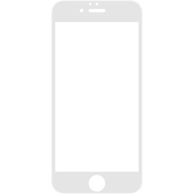 Folie Protectie Ecran OEM pentru Apple iPhone 6 / Apple iPhone 6s, 10D, 9H, Sticla securizata, Full Face, Full Glue, Alba foto