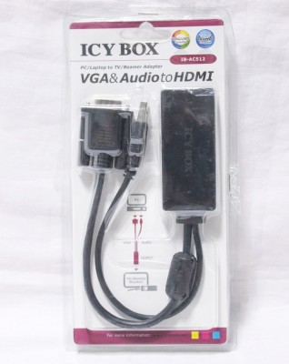 Convertor de la VGA + Audio la HDMI Icy Box IB-AC512 foto