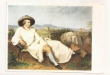 FA88 -Carte Postala- GERMANIA - J.H. Tischbein, Goethe in der Campagna, Frankfurt museum, necirculata